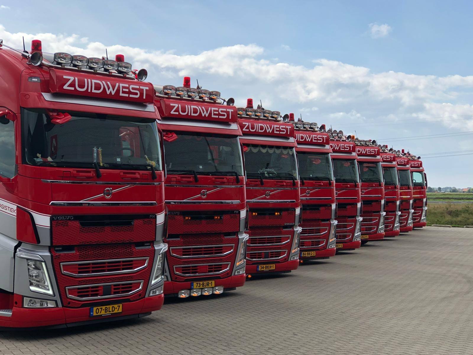 Zuidwest logistiek wagens